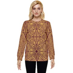 Abstract Pattern Geometric Backgrounds Hidden Pocket Sweatshirt by Eskimos