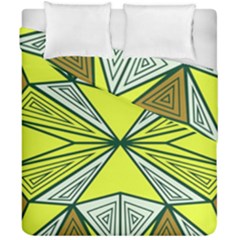 Abstract Pattern Geometric Backgrounds  Duvet Cover Double Side (california King Size) by Eskimos