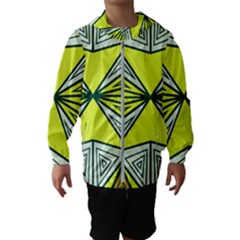 Abstract Pattern Geometric Backgrounds  Kids  Hooded Windbreaker by Eskimos