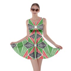 Abstract Pattern Geometric Backgrounds  Skater Dress by Eskimos