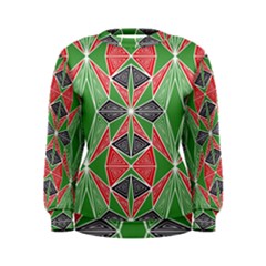 Abstract Pattern Geometric Backgrounds  Women s Sweatshirt by Eskimos