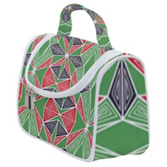 Abstract Pattern Geometric Backgrounds  Satchel Handbag by Eskimos