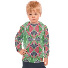 Abstract Pattern Geometric Backgrounds  Kids  Hooded Pullover by Eskimos