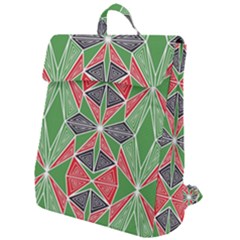 Abstract Pattern Geometric Backgrounds  Flap Top Backpack by Eskimos