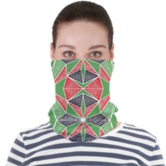 Abstract Pattern Geometric Backgrounds  Face Seamless Bandana (adult) by Eskimos