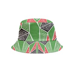 Abstract Pattern Geometric Backgrounds  Bucket Hat (kids) by Eskimos