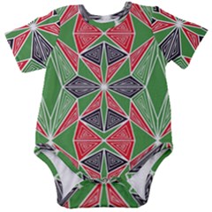 Abstract Pattern Geometric Backgrounds  Baby Short Sleeve Onesie Bodysuit by Eskimos