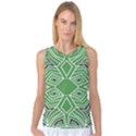 Abstract pattern geometric backgrounds  Women s Basketball Tank Top View1