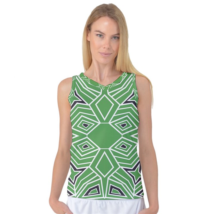 Abstract pattern geometric backgrounds  Women s Basketball Tank Top