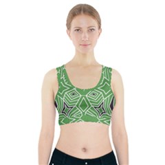 Abstract Pattern Geometric Backgrounds  Sports Bra With Pocket by Eskimos