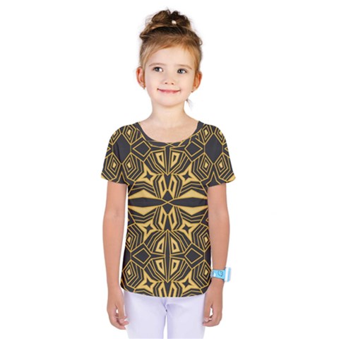 Abstract Pattern Geometric Backgrounds Kids  One Piece Tee by Eskimos