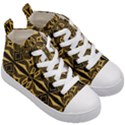 Abstract pattern geometric backgrounds Kids  Mid-Top Canvas Sneakers View3