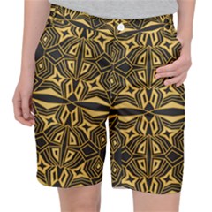 Abstract Pattern Geometric Backgrounds Pocket Shorts by Eskimos