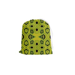 Abstract Pattern Geometric Backgrounds  Drawstring Pouch (small) by Eskimos