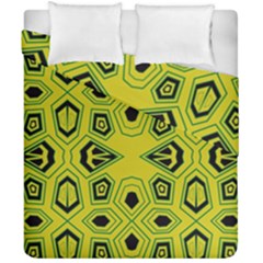 Abstract Pattern Geometric Backgrounds  Duvet Cover Double Side (california King Size) by Eskimos