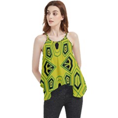 Abstract Pattern Geometric Backgrounds  Flowy Camisole Tank Top by Eskimos