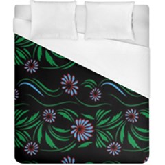 Folk Flowers Print Floral Pattern Ethnic Art Duvet Cover (california King Size) by Eskimos