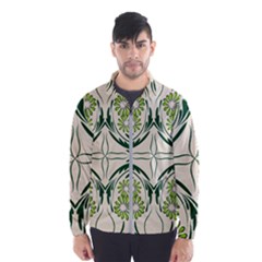 Folk Flowers Print Floral Pattern Ethnic Art Men s Windbreaker