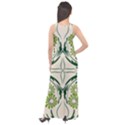 Folk flowers print Floral pattern Ethnic art Sleeveless Velour Maxi Dress View2