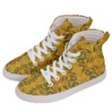 Folk flowers print Floral pattern Ethnic art Women s Hi-Top Skate Sneakers View2