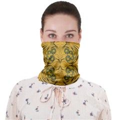 Folk Flowers Print Floral Pattern Ethnic Art Face Covering Bandana (adult) by Eskimos