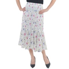 Background-a 007 Midi Mermaid Skirt by nate14shop