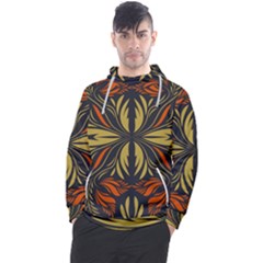 Folk Flowers Print Floral Pattern Ethnic Art Men s Pullover Hoodie