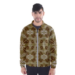 Folk Flowers Print Floral Pattern Ethnic Art Men s Windbreaker