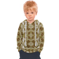 Folk Flowers Print Floral Pattern Ethnic Art Kids  Overhead Hoodie