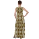 Folk flowers print Floral pattern Ethnic art Empire Waist Velour Maxi Dress View2