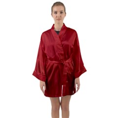 Fabric-b 002 Long Sleeve Satin Kimono