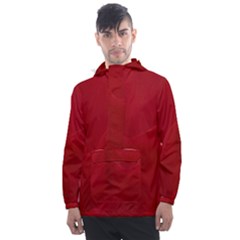 Fabric-b 002 Men s Front Pocket Pullover Windbreaker