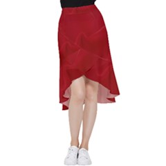 Fabric-b 002 Frill Hi Low Chiffon Skirt by nate14shop