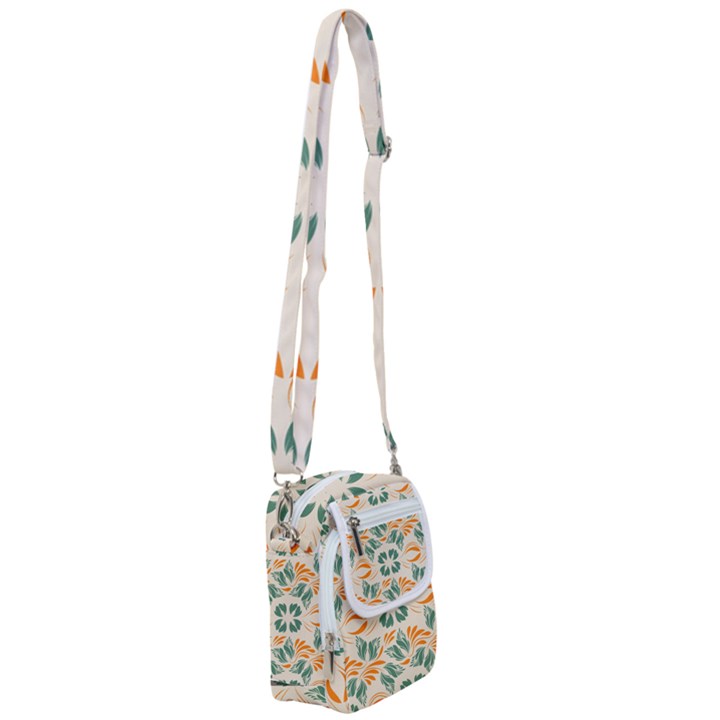 Folk flowers print Floral pattern Ethnic art Shoulder Strap Belt Bag