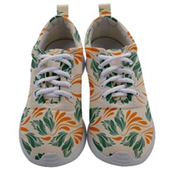 Folk Flowers Print Floral Pattern Ethnic Art Mens Athletic Shoes by Eskimos