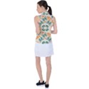 Folk flowers print Floral pattern Ethnic art Women s Sleeveless Polo Tee View2