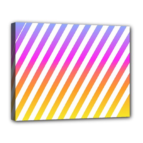 Abstract-lines-mockup-oblique Canvas 14  X 11  (stretched)