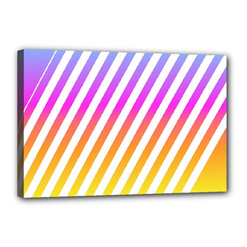 Abstract-lines-mockup-oblique Canvas 18  X 12  (stretched)