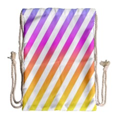 Abstract-lines-mockup-oblique Drawstring Bag (large)