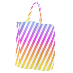 Abstract-lines-mockup-oblique Giant Grocery Tote