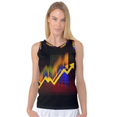 Logo-finance-economy-statistics Women s Basketball Tank Top