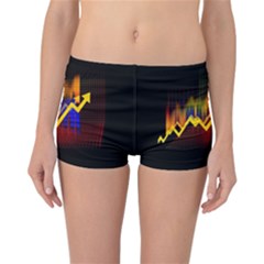 Logo-finance-economy-statistics Reversible Boyleg Bikini Bottoms