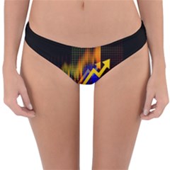 Logo-finance-economy-statistics Reversible Hipster Bikini Bottoms