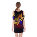 Logo-finance-economy-statistics Shoulder Cutout One Piece Dress View2