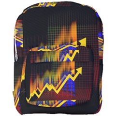 Logo-finance-economy-statistics Full Print Backpack by Jancukart