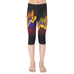 Logo-finance-economy-statistics Kids  Capri Leggings 