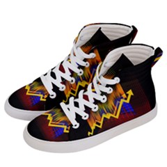 Logo-finance-economy-statistics Men s Hi-top Skate Sneakers by Jancukart