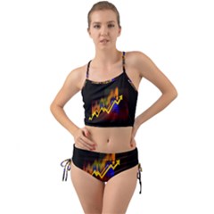 Logo-finance-economy-statistics Mini Tank Bikini Set