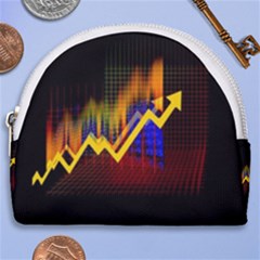 Logo-finance-economy-statistics Horseshoe Style Canvas Pouch