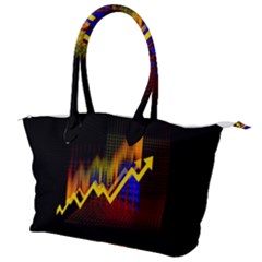 Logo-finance-economy-statistics Canvas Shoulder Bag